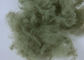 La droga de la fibra del verde caqui teñió la fibra de grapa de poliéster para la alfombra