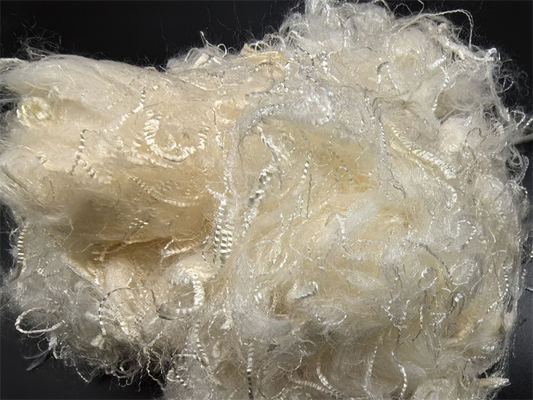 Fibra PPS de polifenileno sulfuro blanco con un 30% de elongación y excelente resistencia a la llama