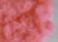 Fibra de grapa de poliéster reciclada rosa para la tela no tejida del colchón de las mantas de la alfombra
